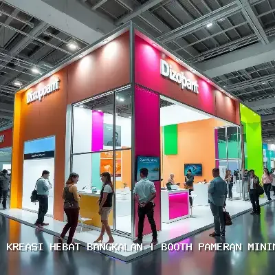 Booth Pameran Minimalis Bangkalan
