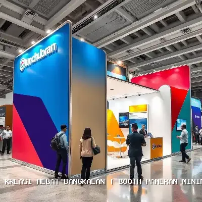 Booth Pameran Minimalis Bangkalan