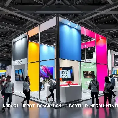 Booth Pameran Minimalis Bangkalan