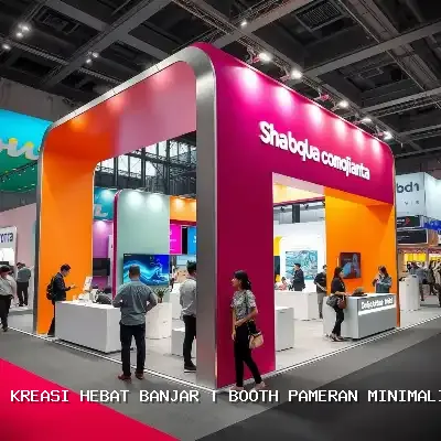 Booth Pameran Minimalis Banjar: Desain Custom & Finishing Rapi