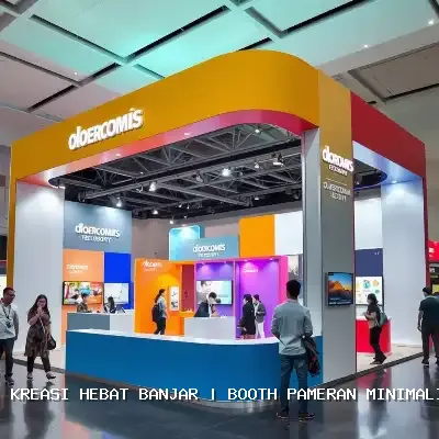 Booth Pameran Minimalis Banjar: Desain Custom & Finishing Rapi