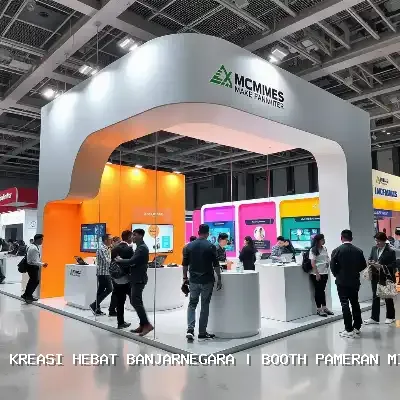 Booth Pameran Minimalis Banjarnegara