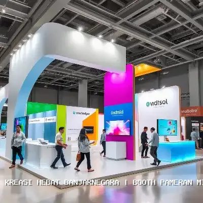 Booth Pameran Minimalis Banjarnegara