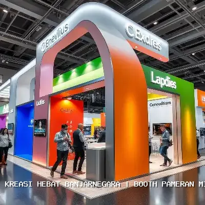 Booth Pameran Minimalis Banjarnegara