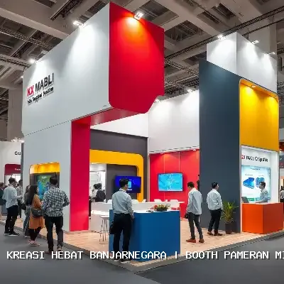 Booth Pameran Minimalis Banjarnegara
