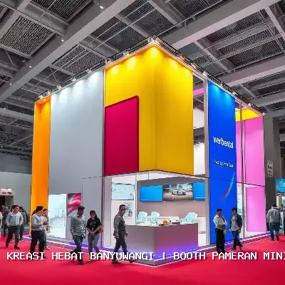 booth pameran minimalis Banyuwangi