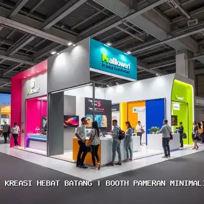 Booth Pameran Minimalis Batang – Solusi Pameran Profesional