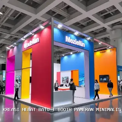 booth pameran minimalis Batu