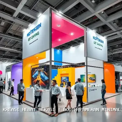 booth pameran minimalis Bekasi