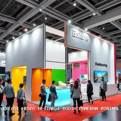 Booth Pameran Minimalis Blitar
