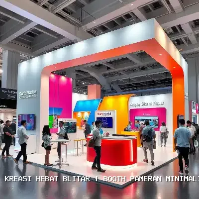 Booth Pameran Minimalis Blitar