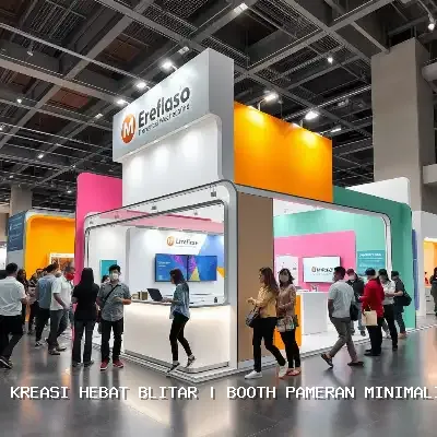 Booth Pameran Minimalis Blitar