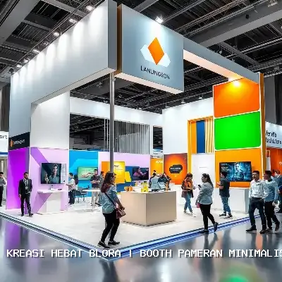 booth pameran minimalis Blora