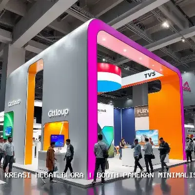 Booth Pameran Minimalis Blora