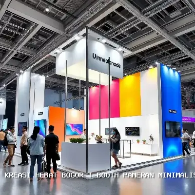 Booth Pameran Minimalis Bogor: Desain Custom & Finishing Rapi