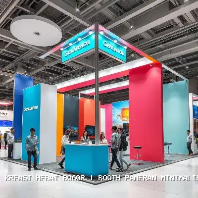 Booth Pameran Minimalis Bogor: Desain Custom & Finishing Rapi