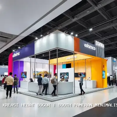 Booth Pameran Minimalis Bogor: Desain Custom & Finishing Rapi