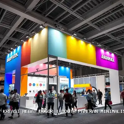 Booth Pameran Minimalis Bogor: Desain Custom & Finishing Rapi