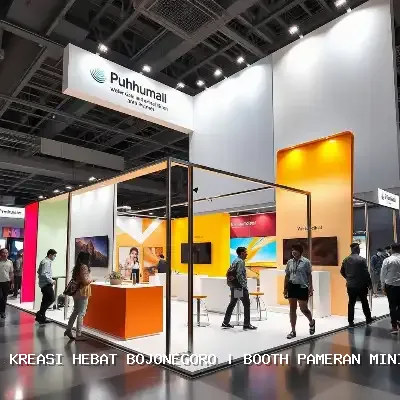 booth pameran minimalis Bojonegoro