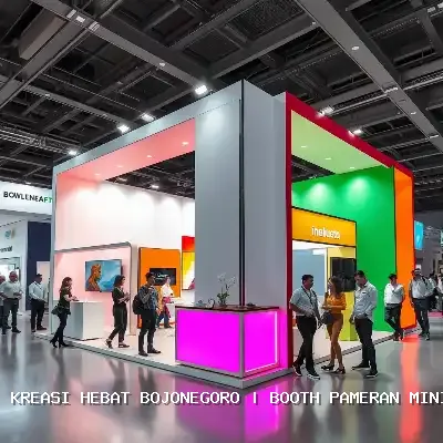 Booth Pameran Minimalis Bojonegoro