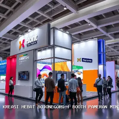 Booth Pameran Minimalis Bojonegoro