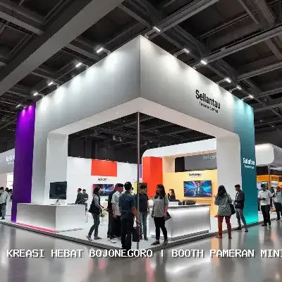 Booth Pameran Minimalis Bojonegoro