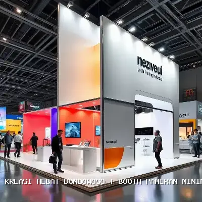 booth pameran minimalis Bondowoso
