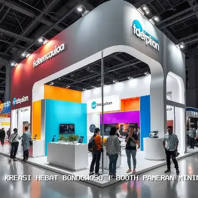 Booth Pameran Minimalis Bondowoso