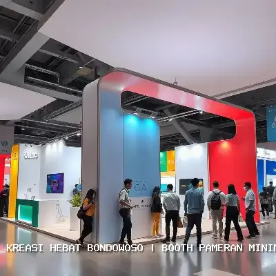 Booth Pameran Minimalis Bondowoso