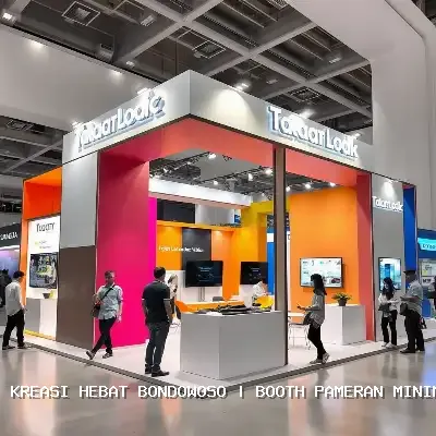 Booth Pameran Minimalis Bondowoso