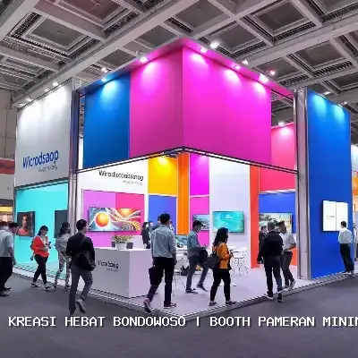 Booth Pameran Minimalis Bondowoso