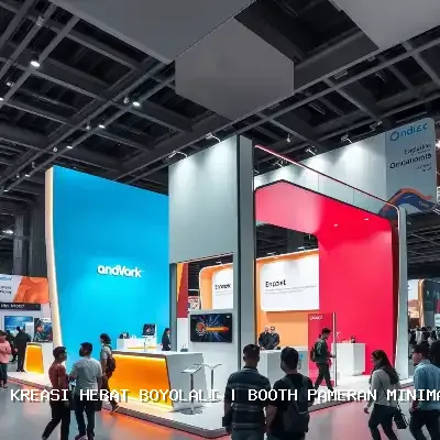 booth pameran minimalis Boyolali