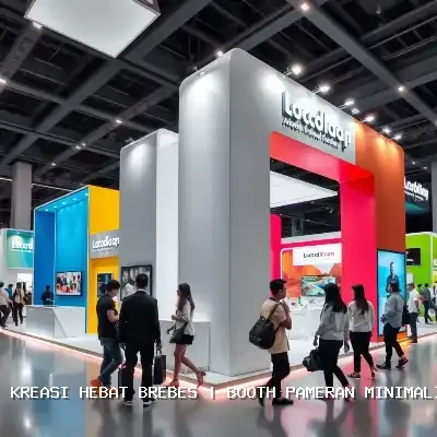 Booth Pameran Minimalis Brebes – Solusi Desain Efektif