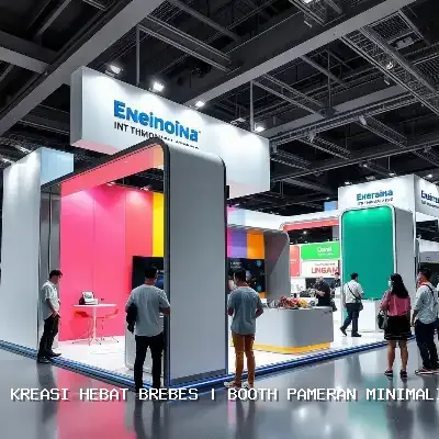 Booth Pameran Minimalis Brebes – Solusi Desain Efektif