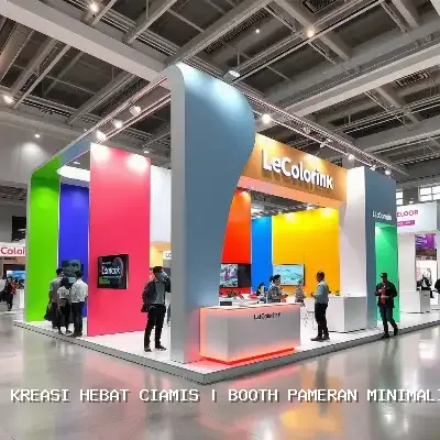 booth pameran minimalis Ciamis