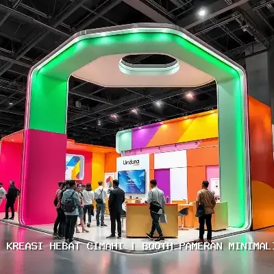 Booth Pameran Minimalis Cimahi: Desain Custom & Finishing Rapi