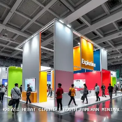 Booth Pameran Minimalis Cimahi: Desain Custom & Finishing Rapi
