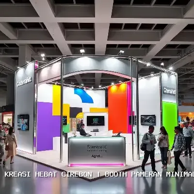 booth pameran minimalis Cirebon