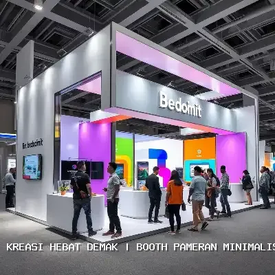 booth pameran minimalis Demak