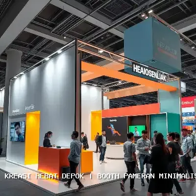 Booth Pameran Minimalis Depok – Desain Custom & Finishing Rapi