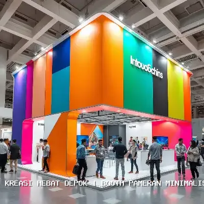 Booth Pameran Minimalis Depok – Desain Custom & Finishing Rapi