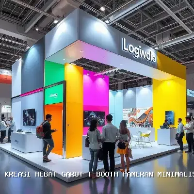 booth pameran minimalis Garut