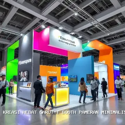 Booth Pameran Minimalis Garut: Desain Custom & Finishing Rapi