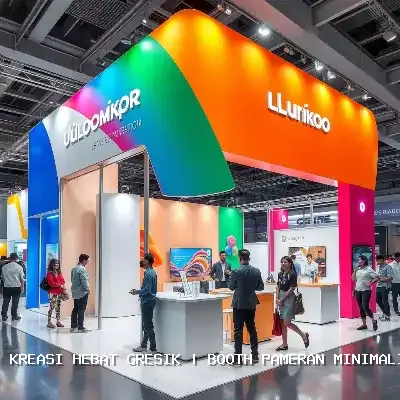 booth pameran minimalis Gresik