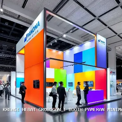 Booth Pameran Minimalis Grobogan