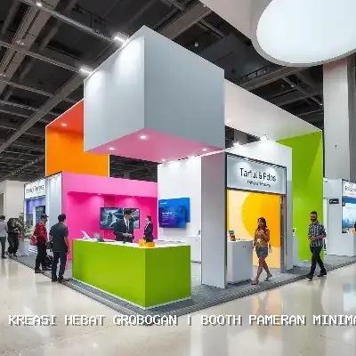 Booth Pameran Minimalis Grobogan