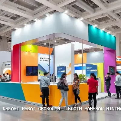 Booth Pameran Minimalis Grobogan