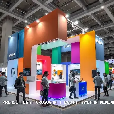 Booth Pameran Minimalis Grobogan