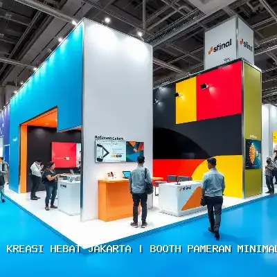 Booth Pameran Minimalis Jakarta – Desain Custom & Finishing Rapi
