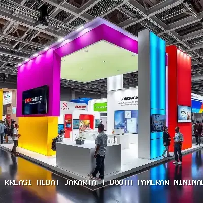 Booth Pameran Minimalis Jakarta – Desain Custom & Finishing Rapi
